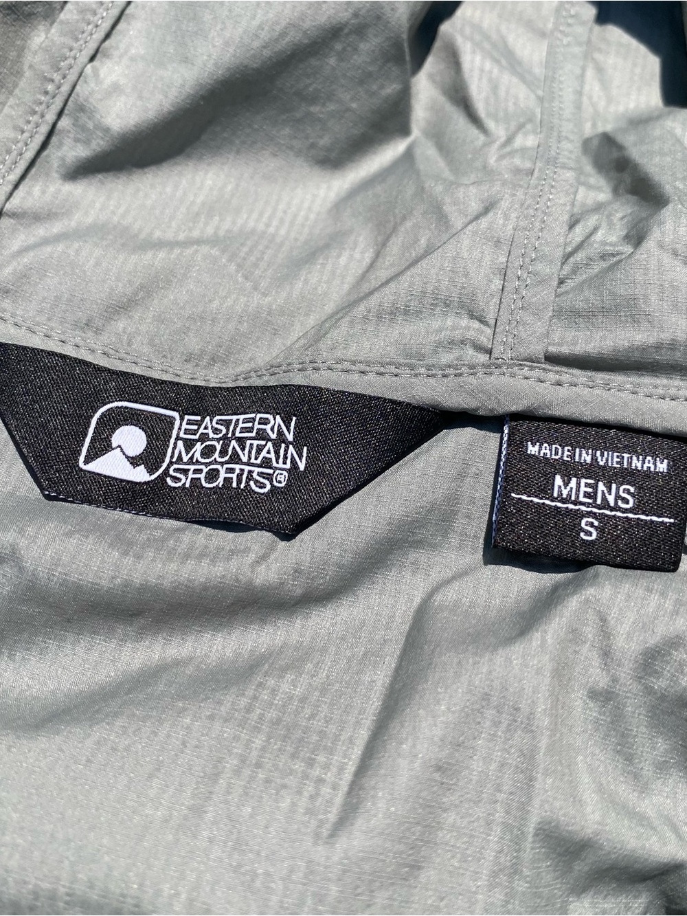 Eastern Mountain Sports Light Gray Hooded Shirt Jacket - Picture 4 of 11